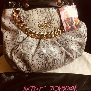 Betsey Johnson Snake Charmer tote